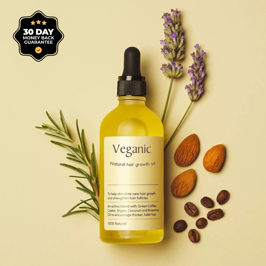 100% Natural Veganic Hair Oil Bundle Kit